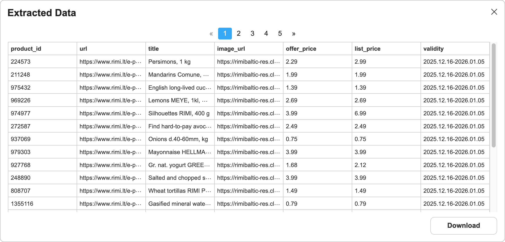 ScrapeFleetAI Extracted Data